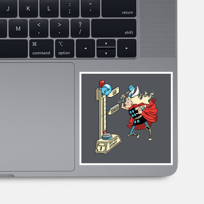 God Or Demigod-None-Glossy-Sticker-imisko