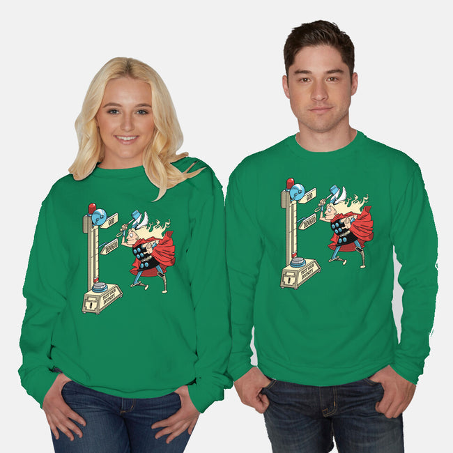 God Or Demigod-Unisex-Crew Neck-Sweatshirt-imisko