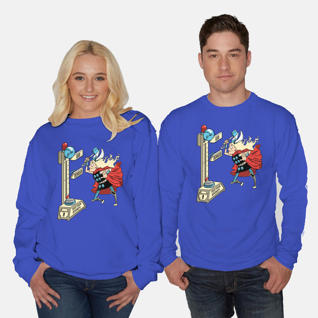 God Or Demigod-Unisex-Crew Neck-Sweatshirt-imisko