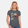 God Or Demigod-Womens-Fitted-Tee-imisko