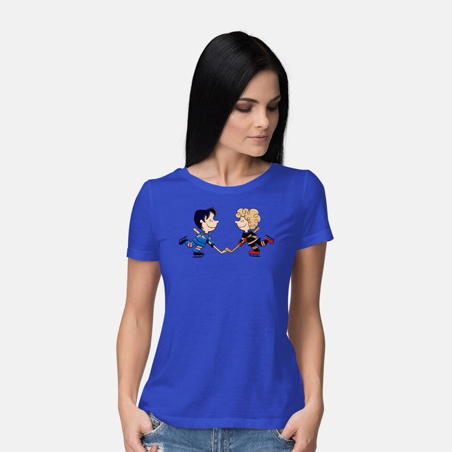 Things Are Heating Up-Womens-Basic-Tee-DrawnByBryan