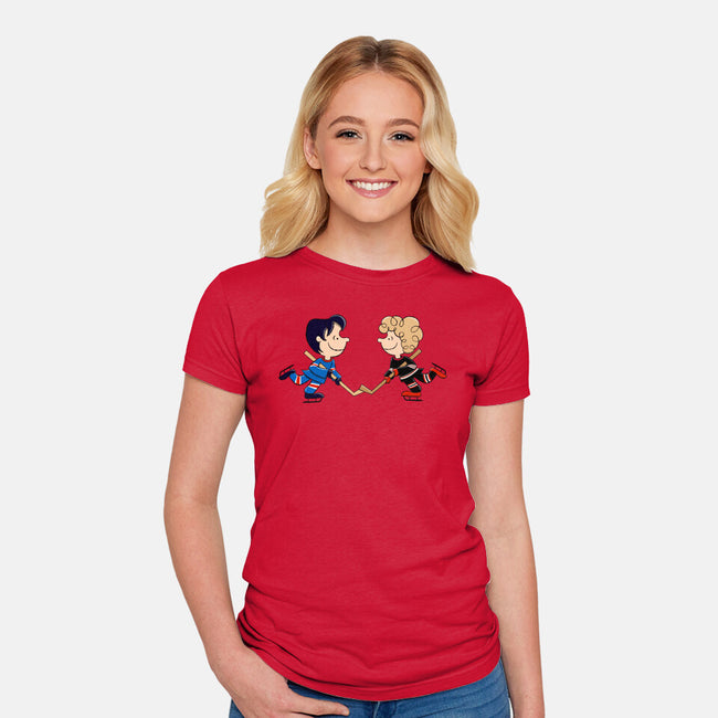 Things Are Heating Up-Womens-Fitted-Tee-DrawnByBryan