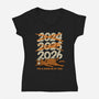 It's Been A Long Year-Womens-V-Neck-Tee-Popnotic