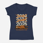 It's Been A Long Year-Womens-V-Neck-Tee-Popnotic