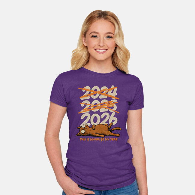 It's Been A Long Year-Womens-Fitted-Tee-Popnotic