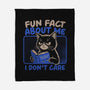 Fun Fact About Me-None-Fleece-Blanket-Popnotic