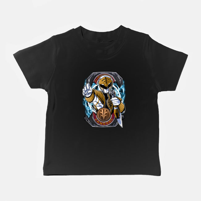 White Tiger Morphin Time-Baby-Basic-Tee-Diego Oliver