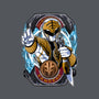White Tiger Morphin Time-Womens-V-Neck-Tee-Diego Oliver