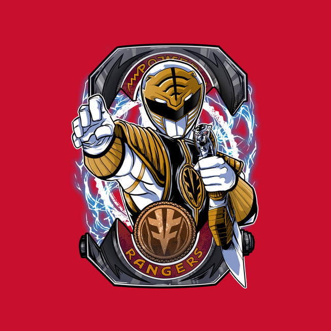 White Tiger Morphin Time-None-Glossy-Sticker-Diego Oliver