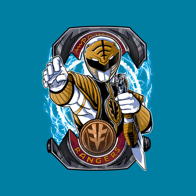 White Tiger Morphin Time-None-Basic Tote-Bag-Diego Oliver