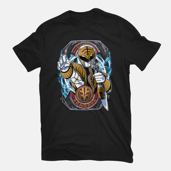 White Tiger Morphin Time-Unisex-Basic-Tee-Diego Oliver