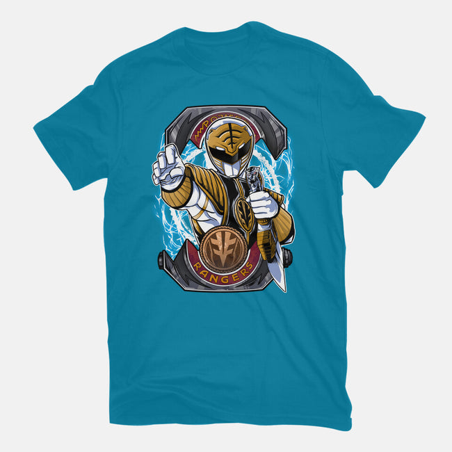 White Tiger Morphin Time-Unisex-Basic-Tee-Diego Oliver