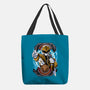 White Tiger Morphin Time-None-Basic Tote-Bag-Diego Oliver