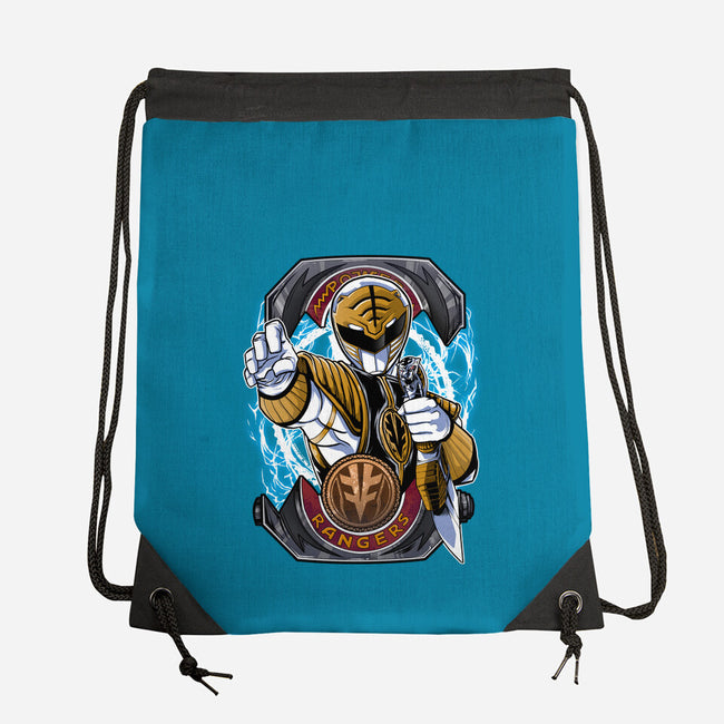 White Tiger Morphin Time-None-Drawstring-Bag-Diego Oliver