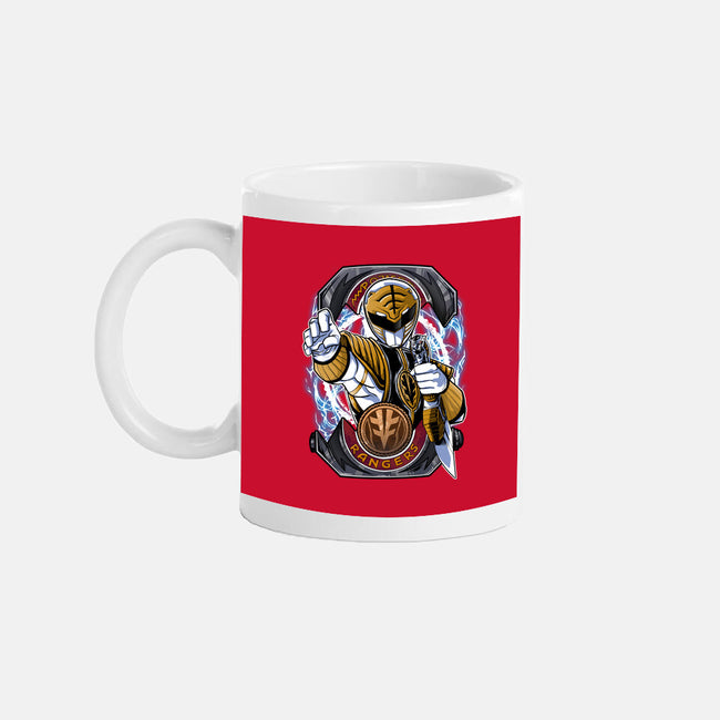 White Tiger Morphin Time-None-Mug-Drinkware-Diego Oliver