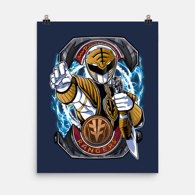 White Tiger Morphin Time-None-Matte-Poster-Diego Oliver