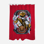 White Tiger Morphin Time-None-Polyester-Shower Curtain-Diego Oliver