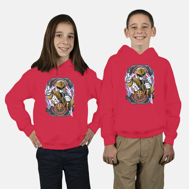White Tiger Morphin Time-Youth-Pullover-Sweatshirt-Diego Oliver
