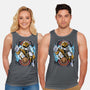 White Tiger Morphin Time-Unisex-Basic-Tank-Diego Oliver