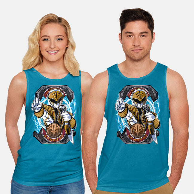 White Tiger Morphin Time-Unisex-Basic-Tank-Diego Oliver