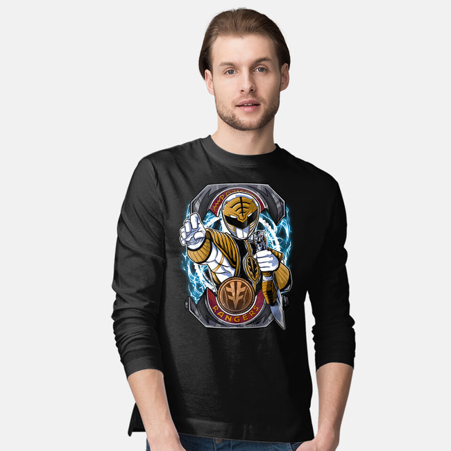 White Tiger Morphin Time-Mens-Long Sleeved-Tee-Diego Oliver