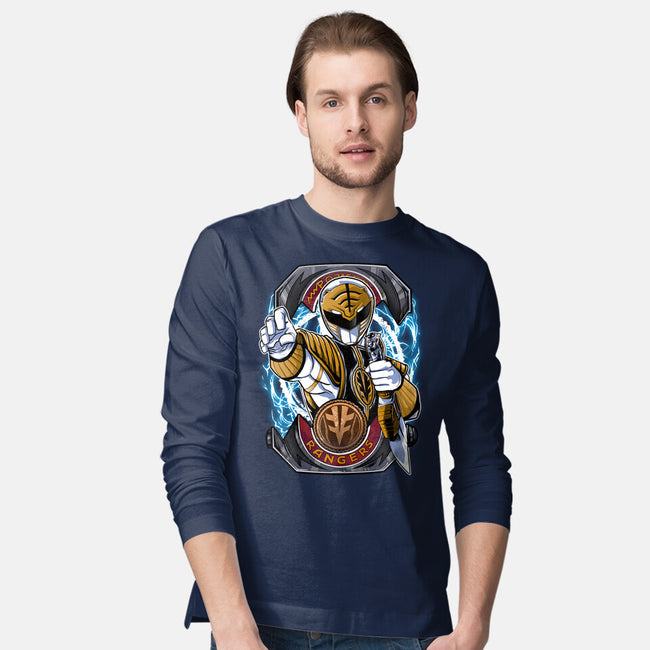 White Tiger Morphin Time-Mens-Long Sleeved-Tee-Diego Oliver