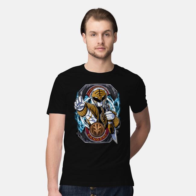 White Tiger Morphin Time-Mens-Premium-Tee-Diego Oliver