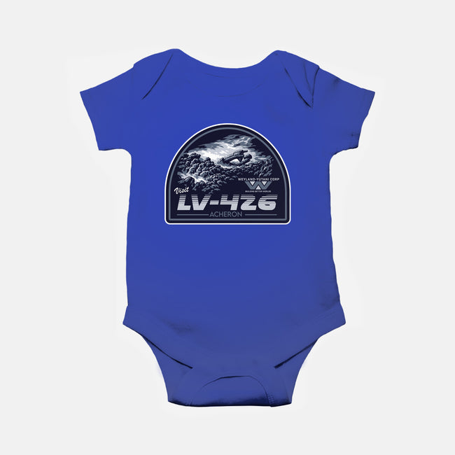 Most Dangerous Moon-Baby-Basic-Onesie-CarloJ1956