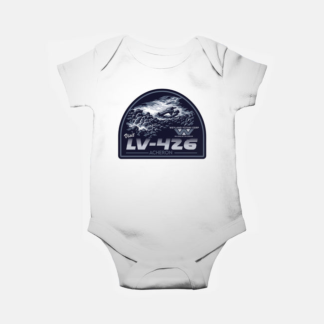 Most Dangerous Moon-Baby-Basic-Onesie-CarloJ1956