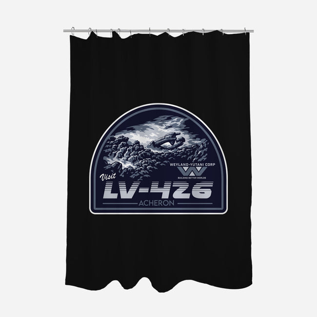 Most Dangerous Moon-None-Polyester-Shower Curtain-CarloJ1956