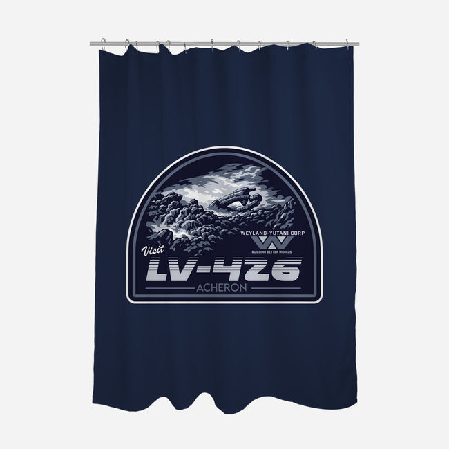 Most Dangerous Moon-None-Polyester-Shower Curtain-CarloJ1956