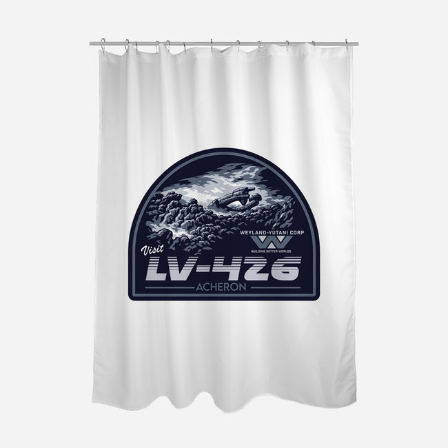 Most Dangerous Moon-None-Polyester-Shower Curtain-CarloJ1956
