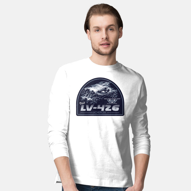 Most Dangerous Moon-Mens-Long Sleeved-Tee-CarloJ1956