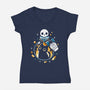 Emergency Void-Womens-V-Neck-Tee-Vallina84