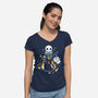 Emergency Void-Womens-V-Neck-Tee-Vallina84