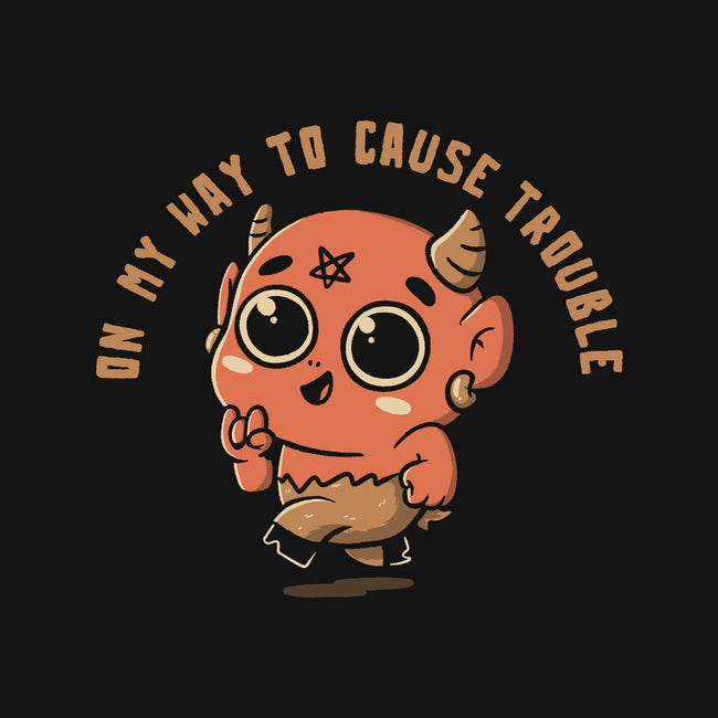 On My Way To Cause Trouble-Mens-Basic-Tee-koalastudio