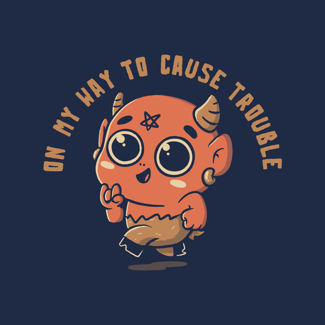 On My Way To Cause Trouble-Womens-Racerback-Tank-koalastudio