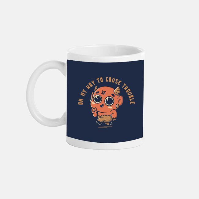 On My Way To Cause Trouble-None-Mug-Drinkware-koalastudio