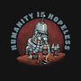 Humanity Is Hopeless-None-Fleece-Blanket-glitchygorilla