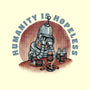 Humanity Is Hopeless-None-Adjustable Tote-Bag-glitchygorilla