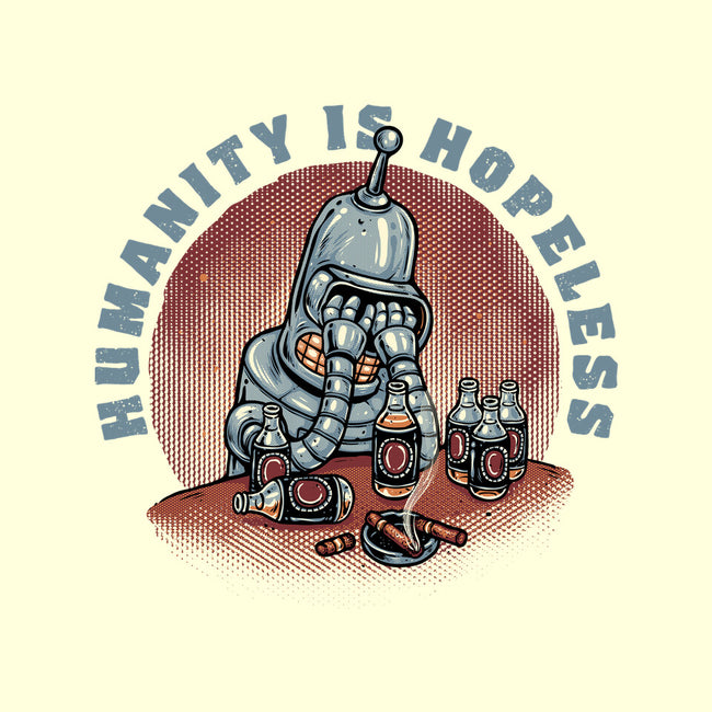 Humanity Is Hopeless-None-Drawstring-Bag-glitchygorilla