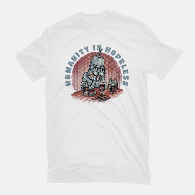 Humanity Is Hopeless-Mens-Heavyweight-Tee-glitchygorilla