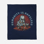 Humanity Is Hopeless-None-Fleece-Blanket-glitchygorilla