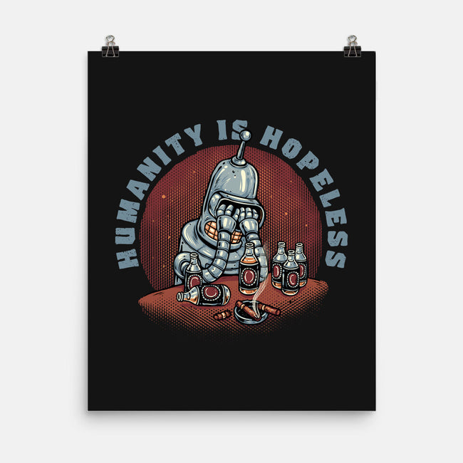 Humanity Is Hopeless-None-Matte-Poster-glitchygorilla