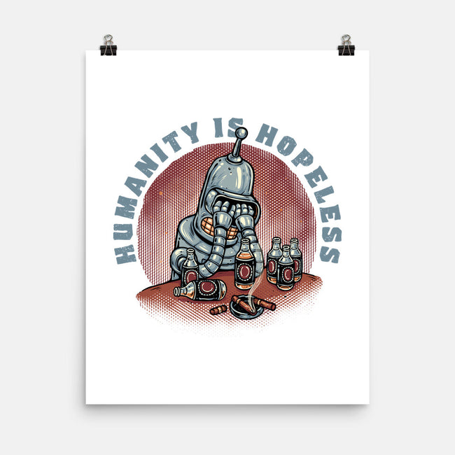 Humanity Is Hopeless-None-Matte-Poster-glitchygorilla