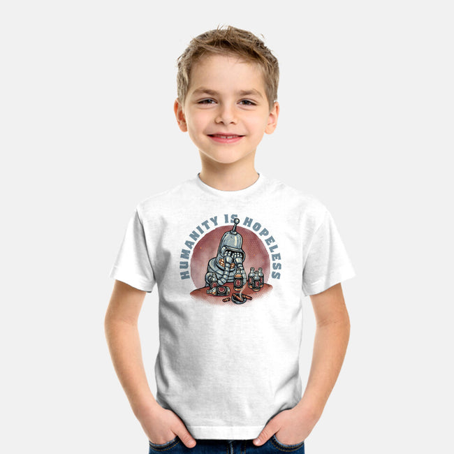 Humanity Is Hopeless-Youth-Basic-Tee-glitchygorilla