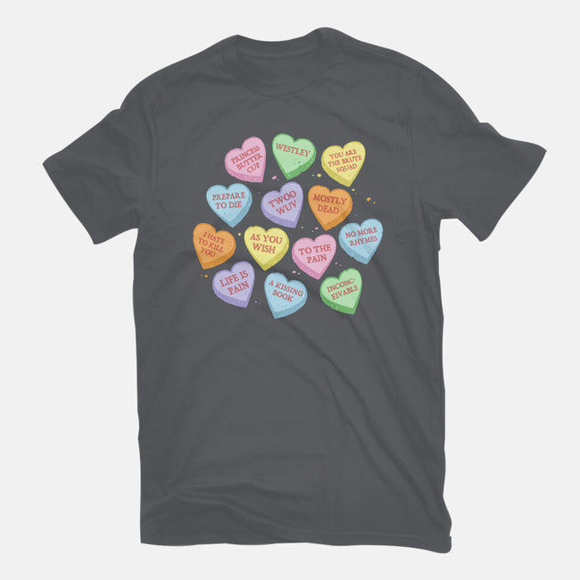 True Candy Heart Love-Womens-Basic-Tee-kg07