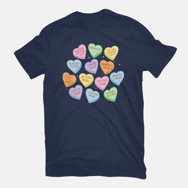 True Candy Heart Love-Womens-Basic-Tee-kg07