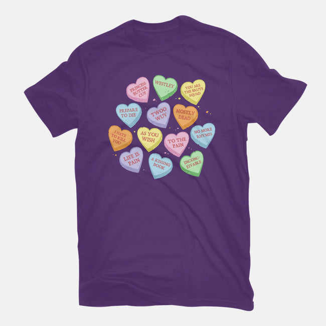 True Candy Heart Love-Womens-Fitted-Tee-kg07