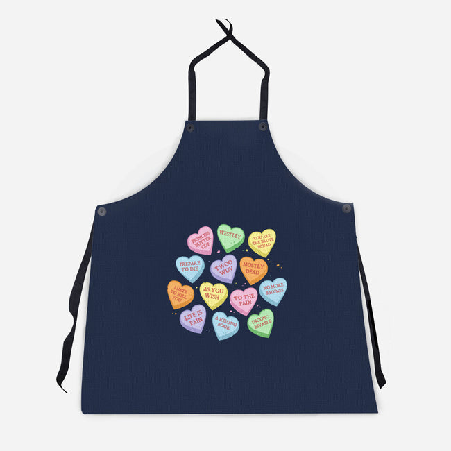 True Candy Heart Love-Unisex-Kitchen-Apron-kg07